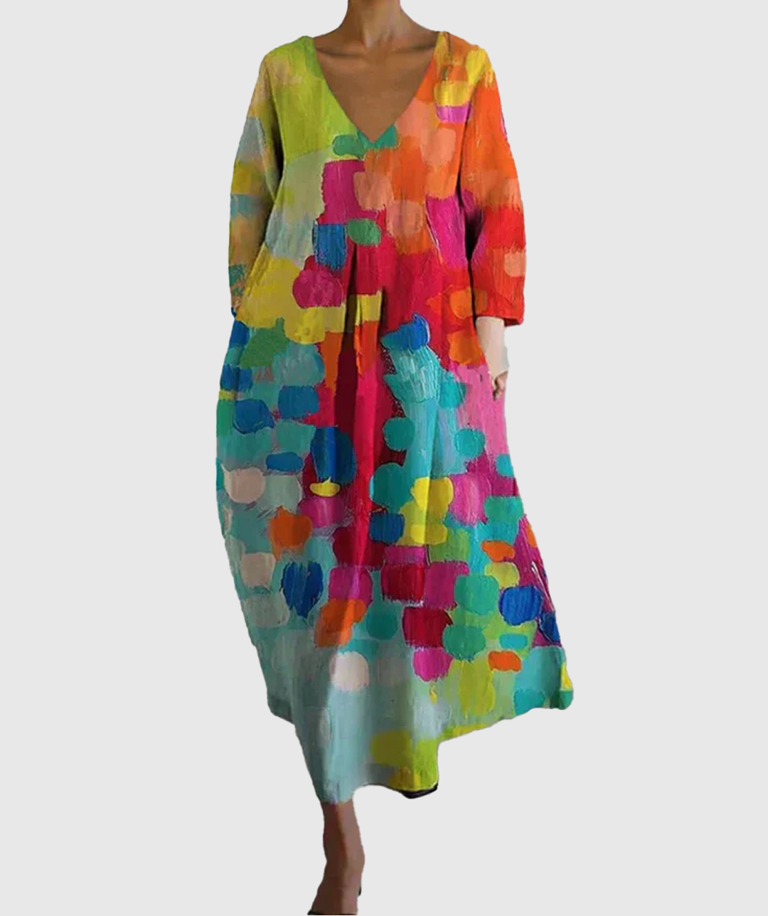 Viola | Farbenfrohes Damen Kleid