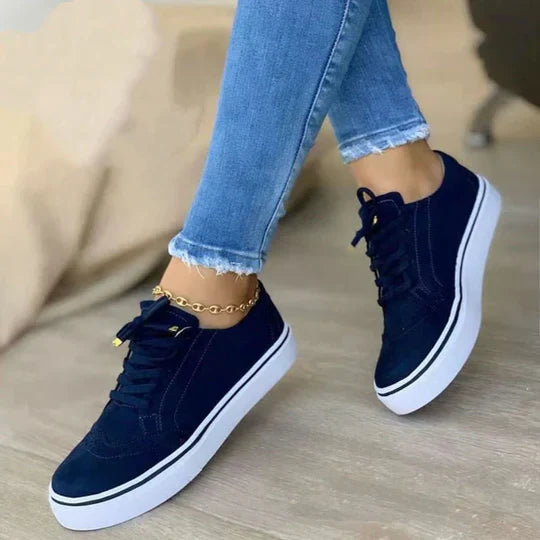 Hildegard | Damen Orthopädische Schnürschuhe Sneaker