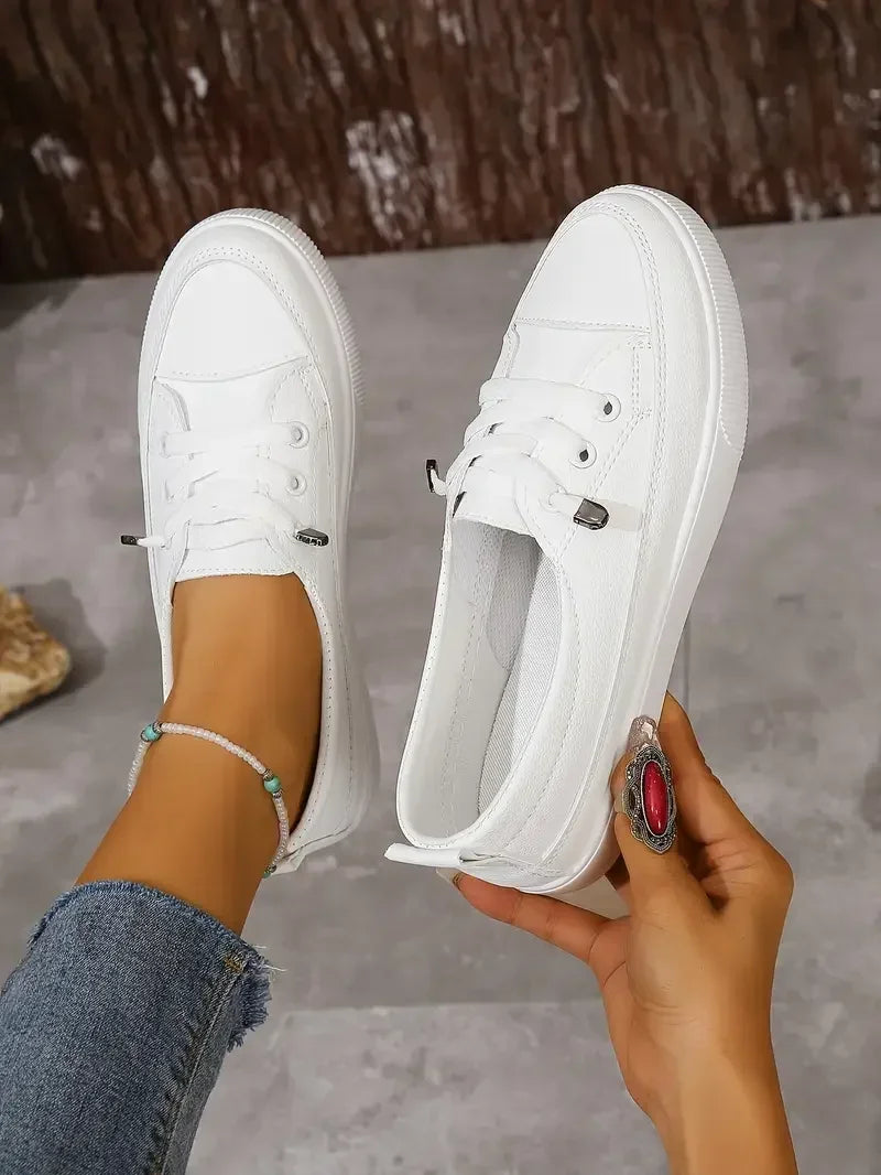 Francesca | Damen Flache Sneakers