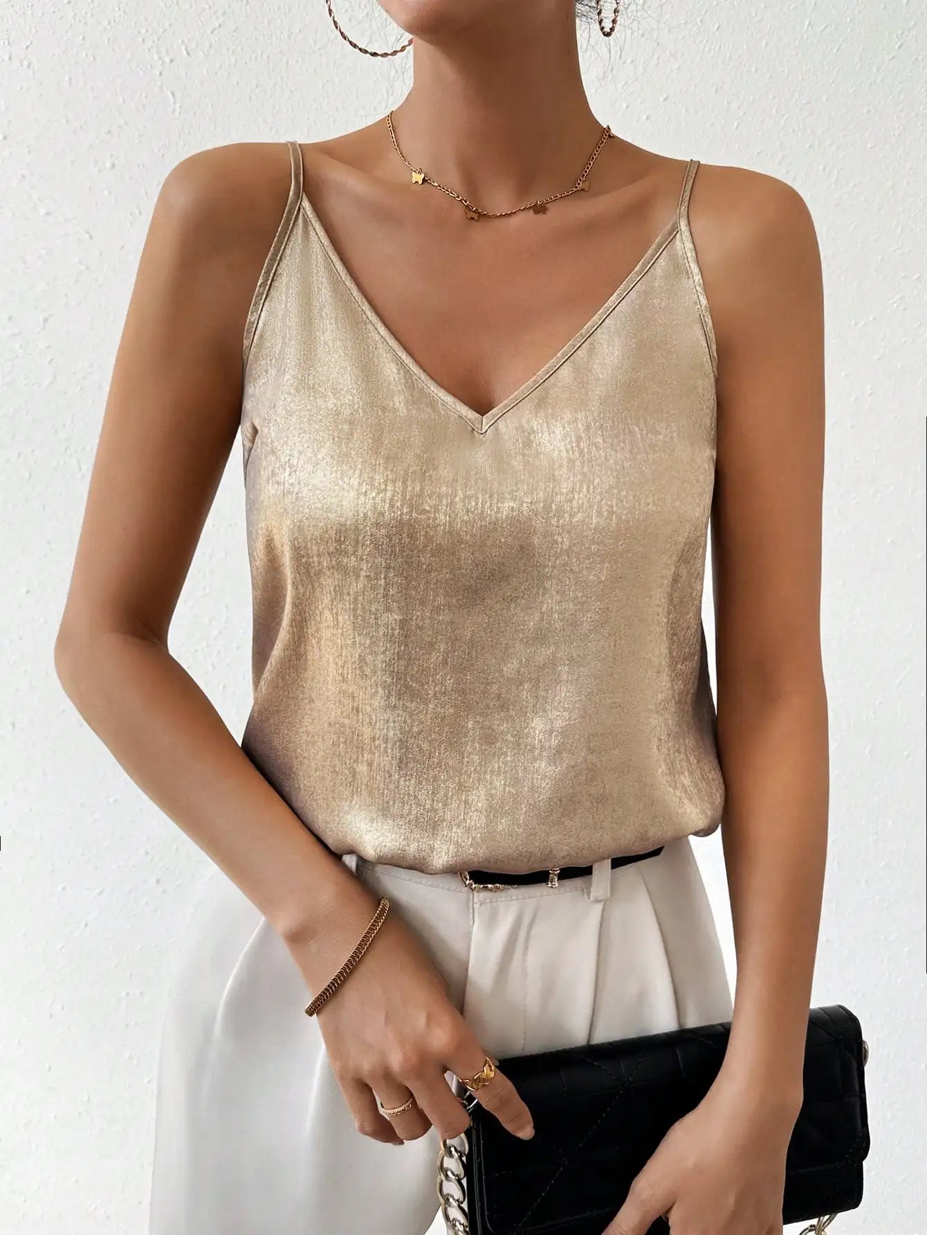 Loren | Damen V-Ausschnitt Oberteil