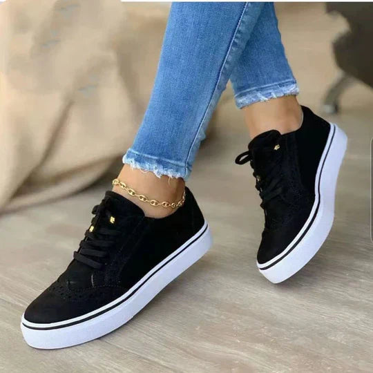 Hildegard | Damen Orthopädische Schnürschuhe Sneaker