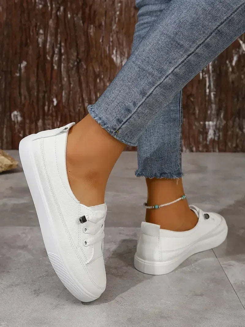 Francesca | Damen Flache Sneakers