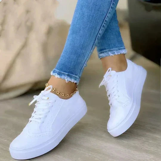 Damen Orthopädische Sneaker Schnürschuhe