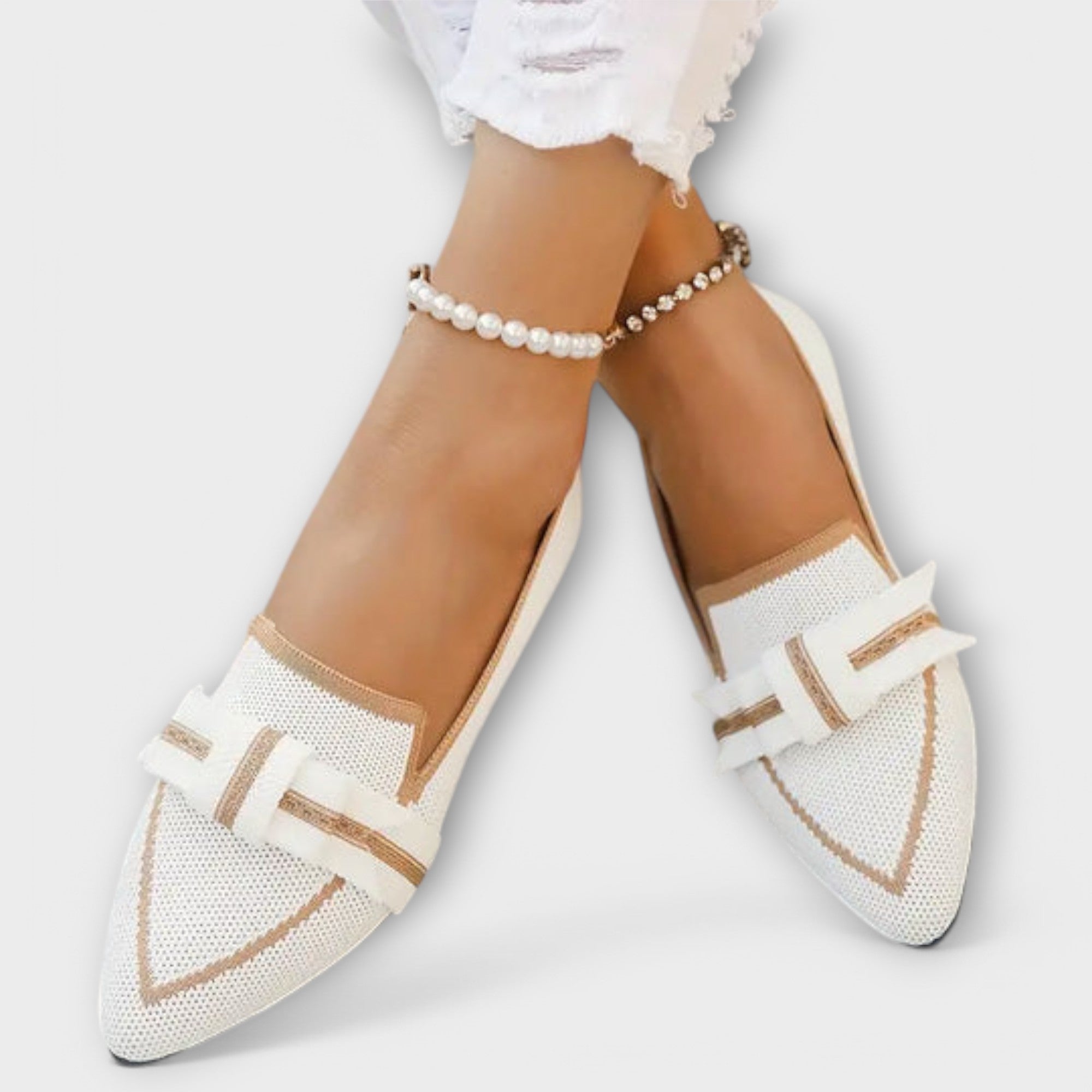 Freja | Eleganta geknotete Schuhe