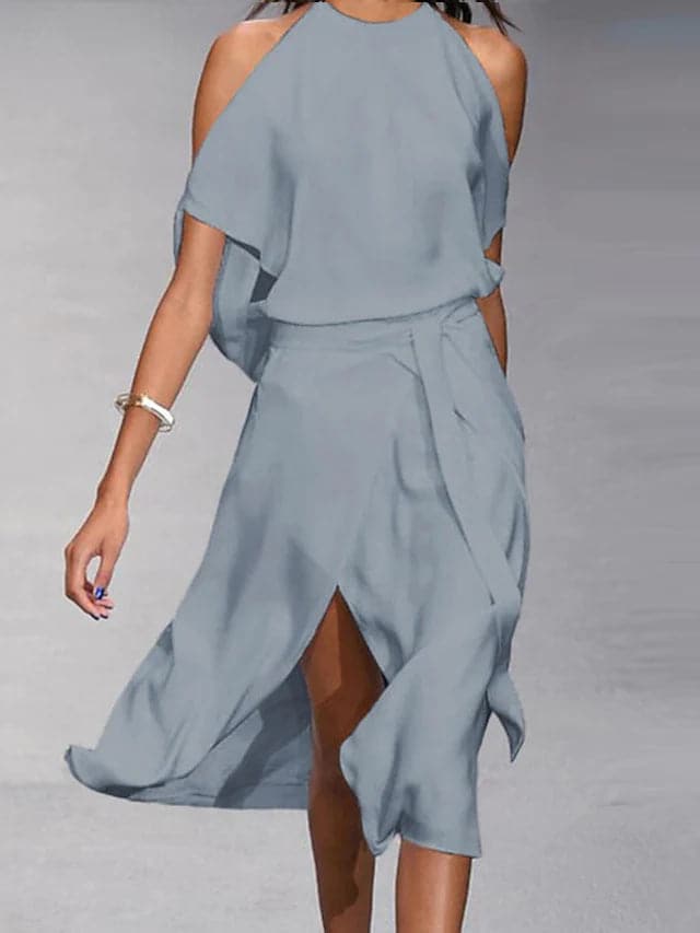 Lorena | Schulterfreies Damen Kleid