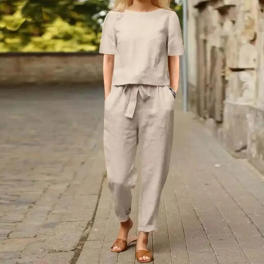 Anneliese | Elegant Linen Jumpsuit