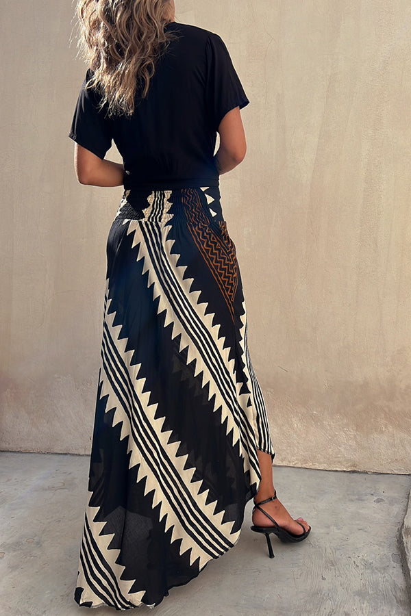 Zora | Satin Maxi Rock
