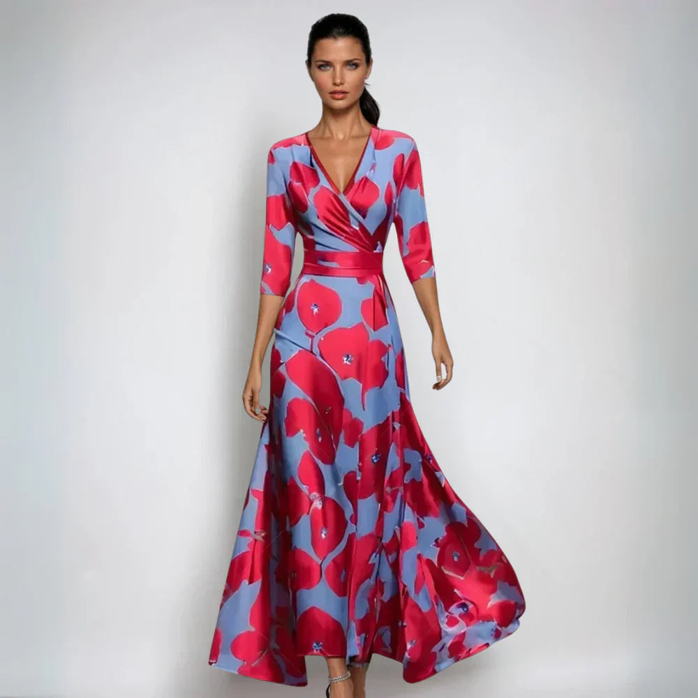 Isabella | Wickelkleid Damen Geblümt