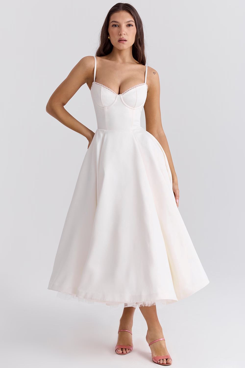 Lana | Elegantes Satinkleid Frauen
