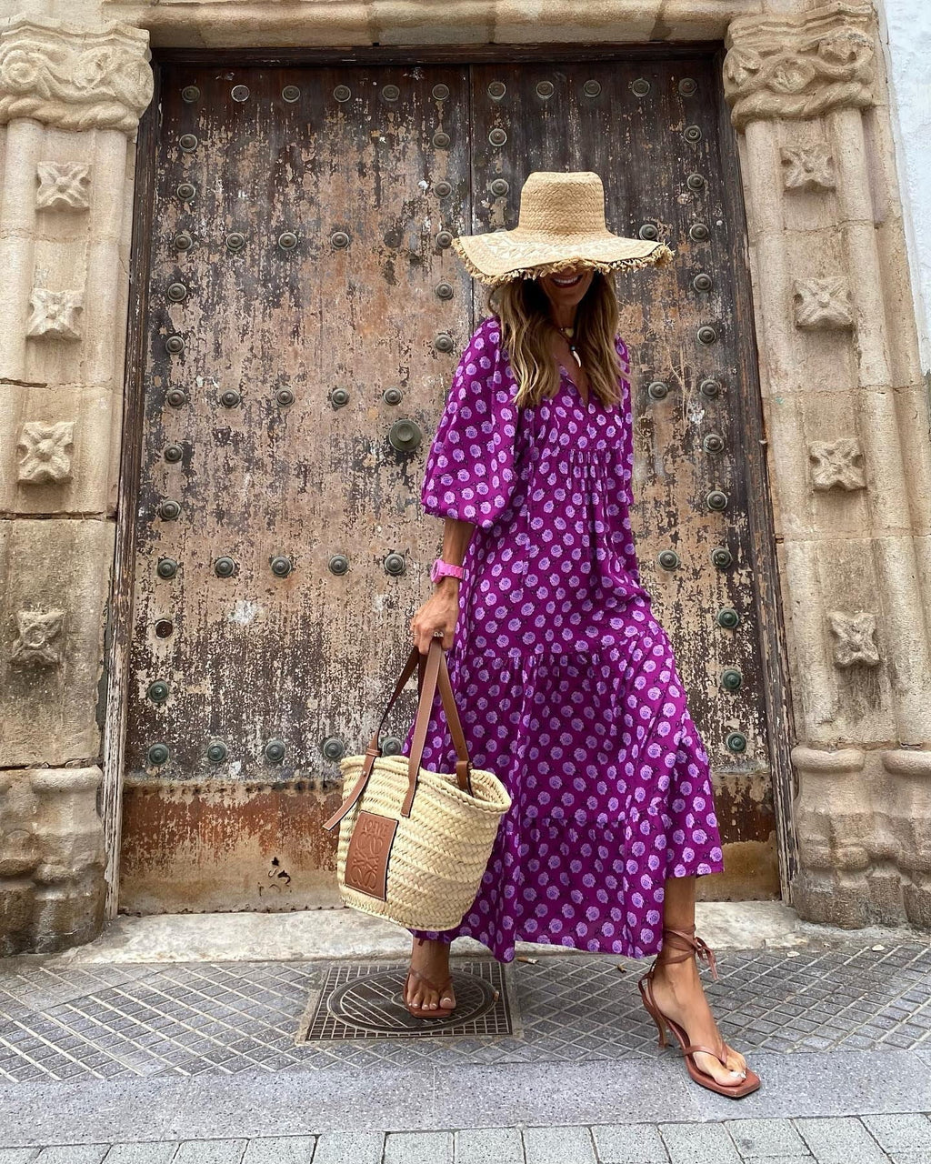 Mira | Puffärmel Midi Kleid