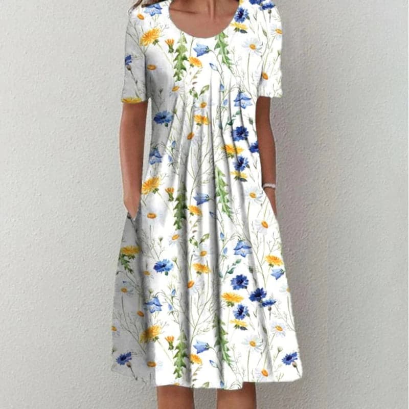 Fiona | Elegantes Baumwoll Kleid