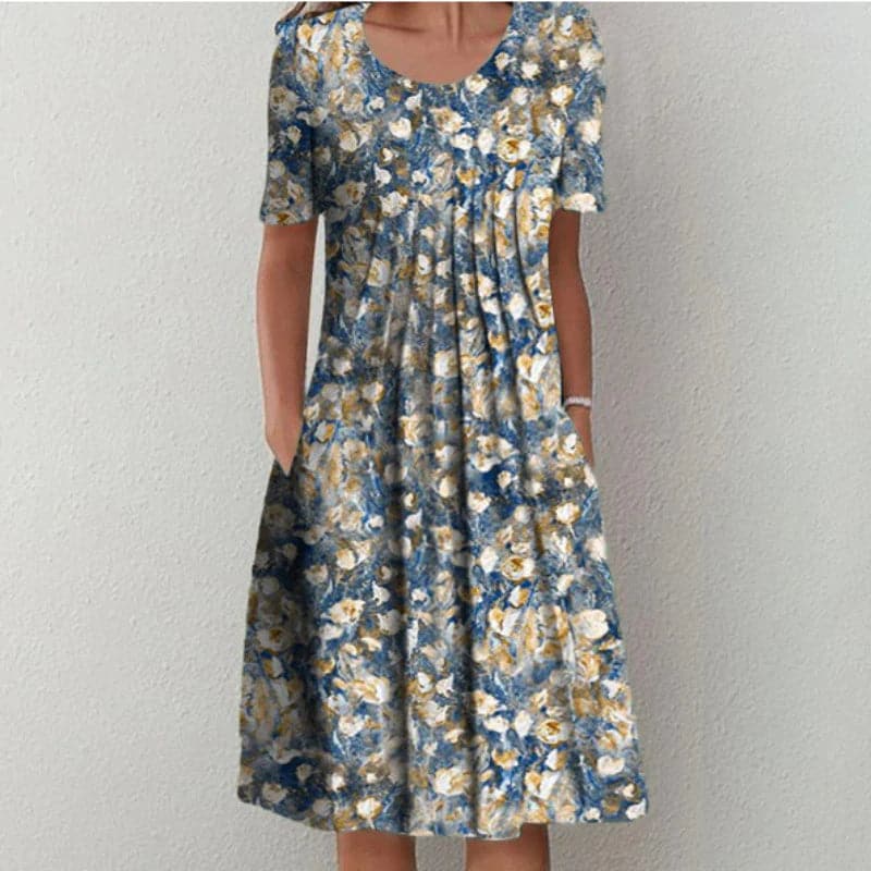 Fiona | Elegantes Baumwoll Kleid