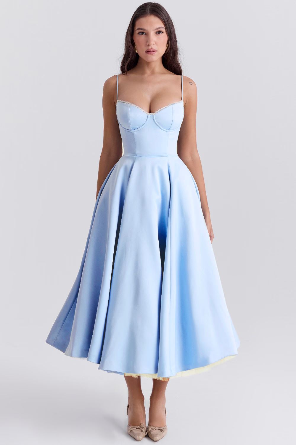 Lana | Elegantes Satinkleid Frauen