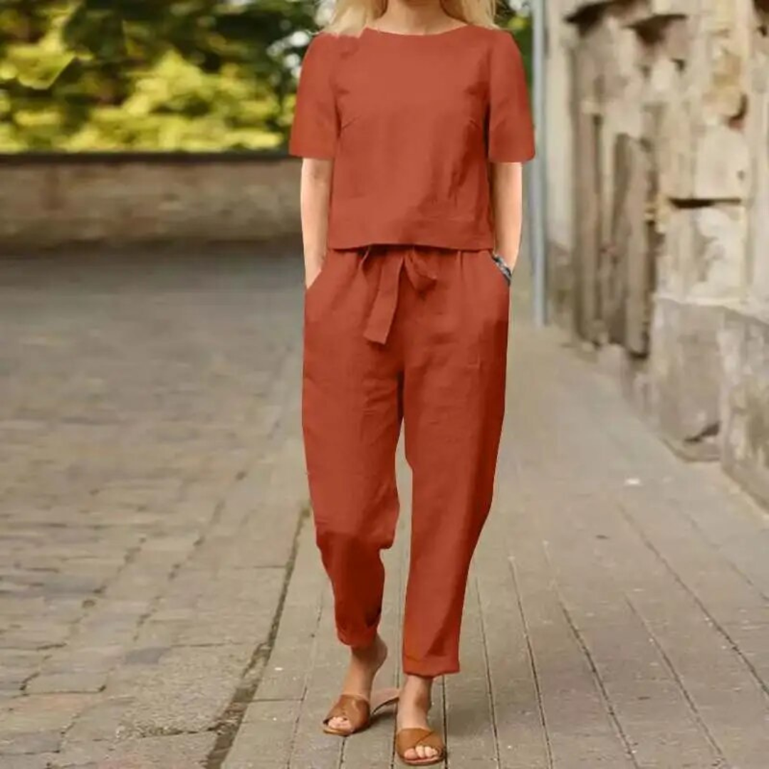 Anneliese | Elegant Linen Jumpsuit