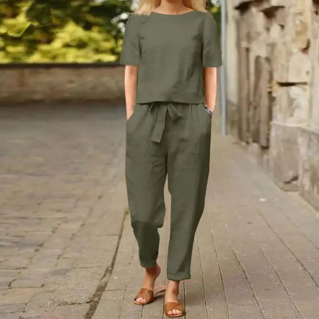 Anneliese | Elegant Linen Jumpsuit