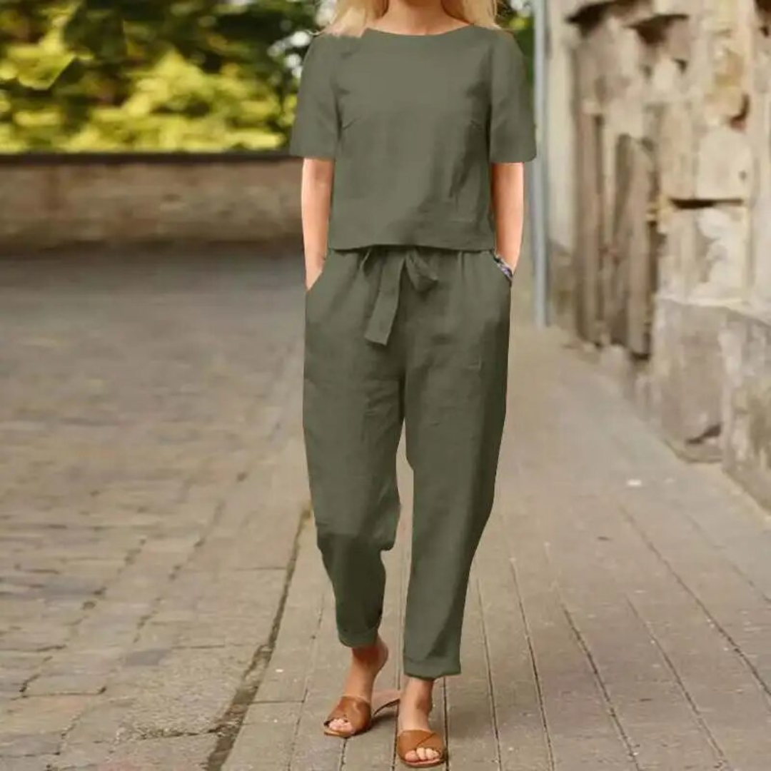 Anneliese | Elegant Linen Jumpsuit