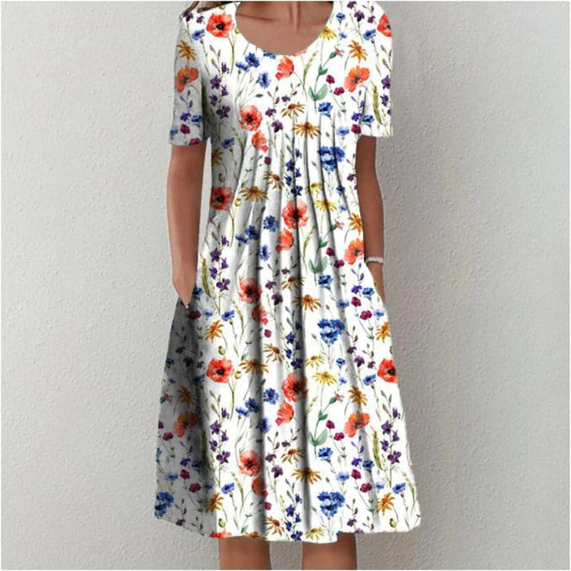 Fiona | Elegantes Baumwoll Kleid