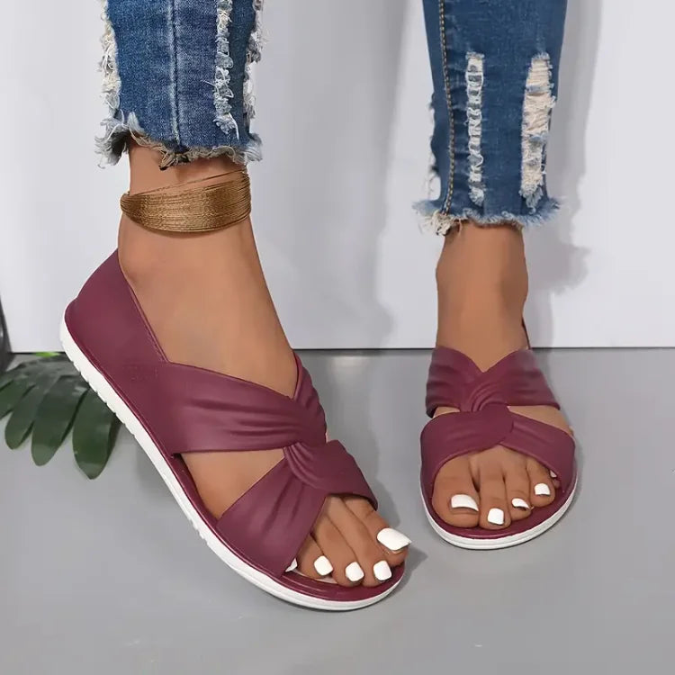 Marlena | Komfortable Schleifen-Sandalen Damen