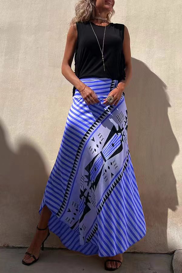 Zora | Satin Maxi Rock