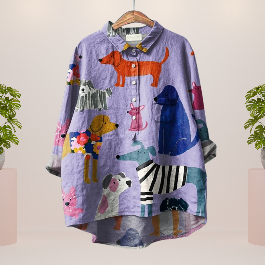 Vanessa | Hemd mit Hundedesign
