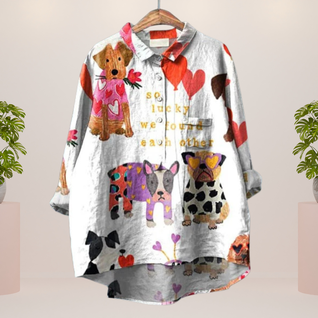 Vanessa | Hemd mit Hundedesign