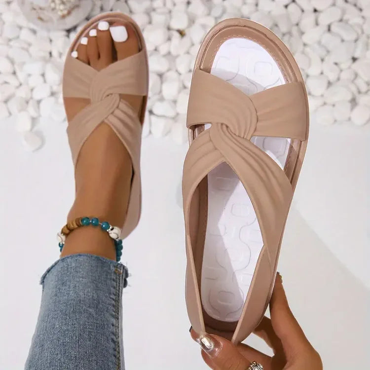 Marlena | Komfortable Schleifen-Sandalen Damen