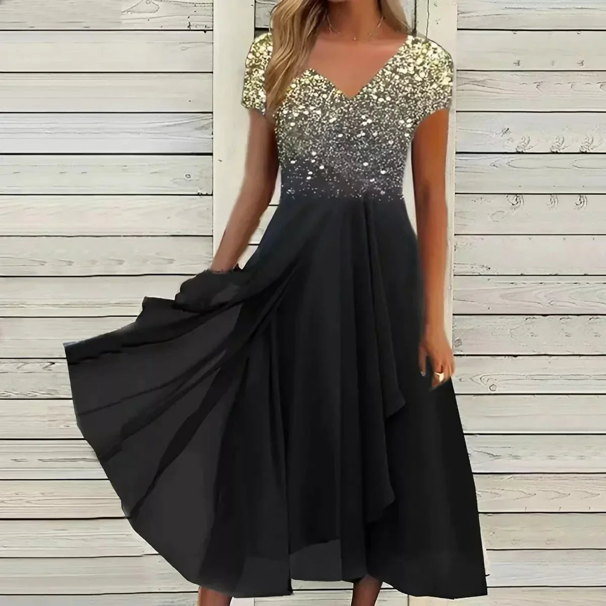 Belleza | Chiffon Cocktailkleid Damen