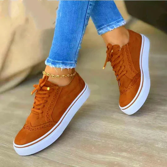 Hildegard | Damen Orthopädische Schnürschuhe Sneaker