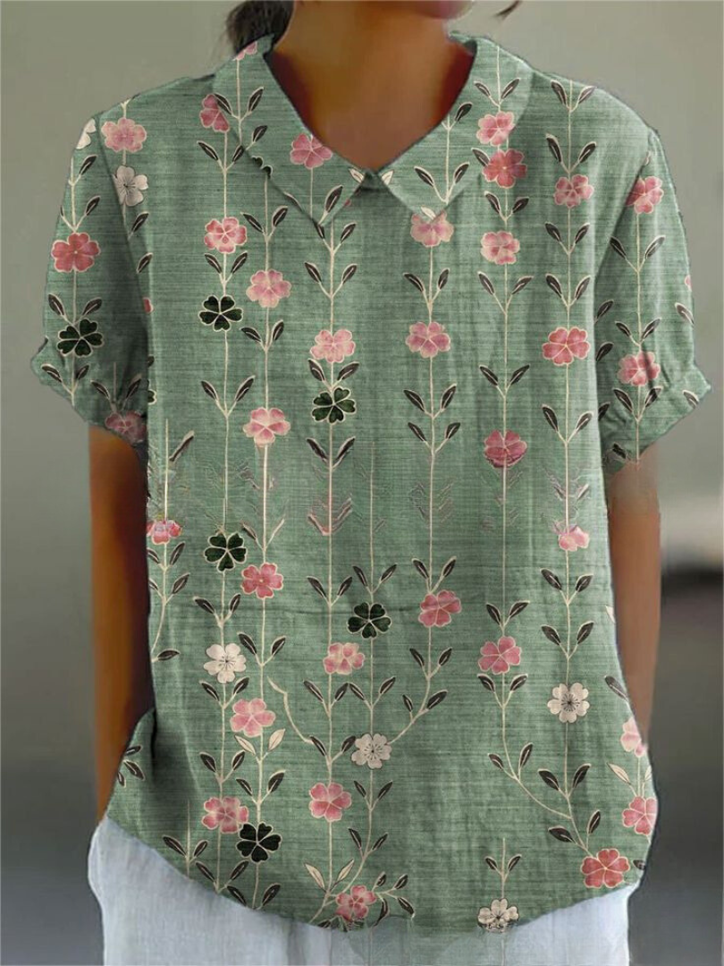 Elisa | Blumenprint Hemd