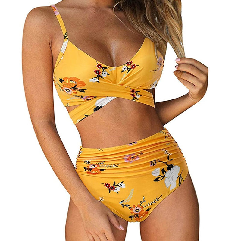 Vahle | Hochtaillierter Bunte Damenbikini