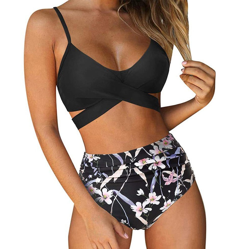 Vahle | Hochtaillierter Bunte Damenbikini