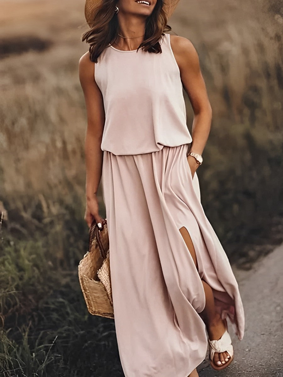 Elena | Elegantes, buntes Kleid
