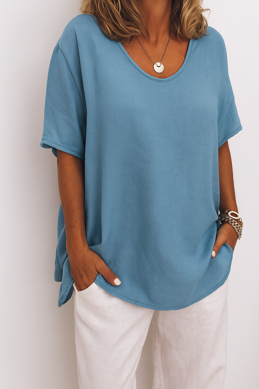 Lauren | Leichtes Atmungsaktives Leinen Shirt