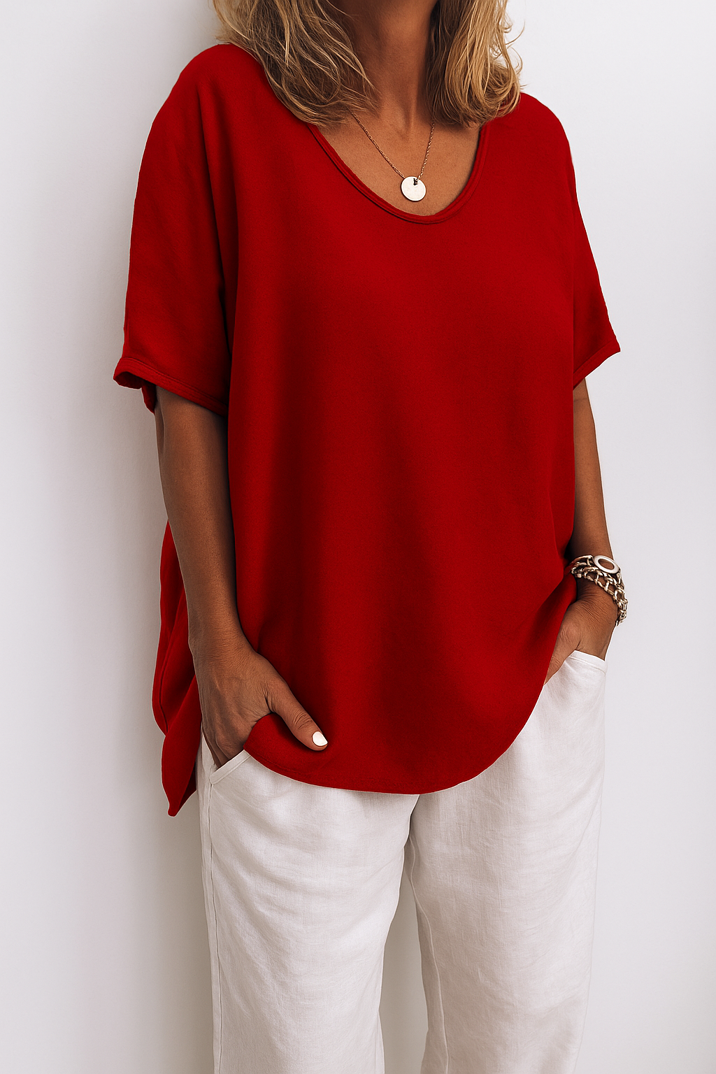 Lauren | Leichtes Atmungsaktives Leinen Shirt