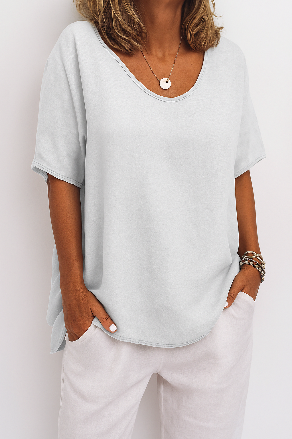 Lauren | Leichtes Atmungsaktives Leinen Shirt