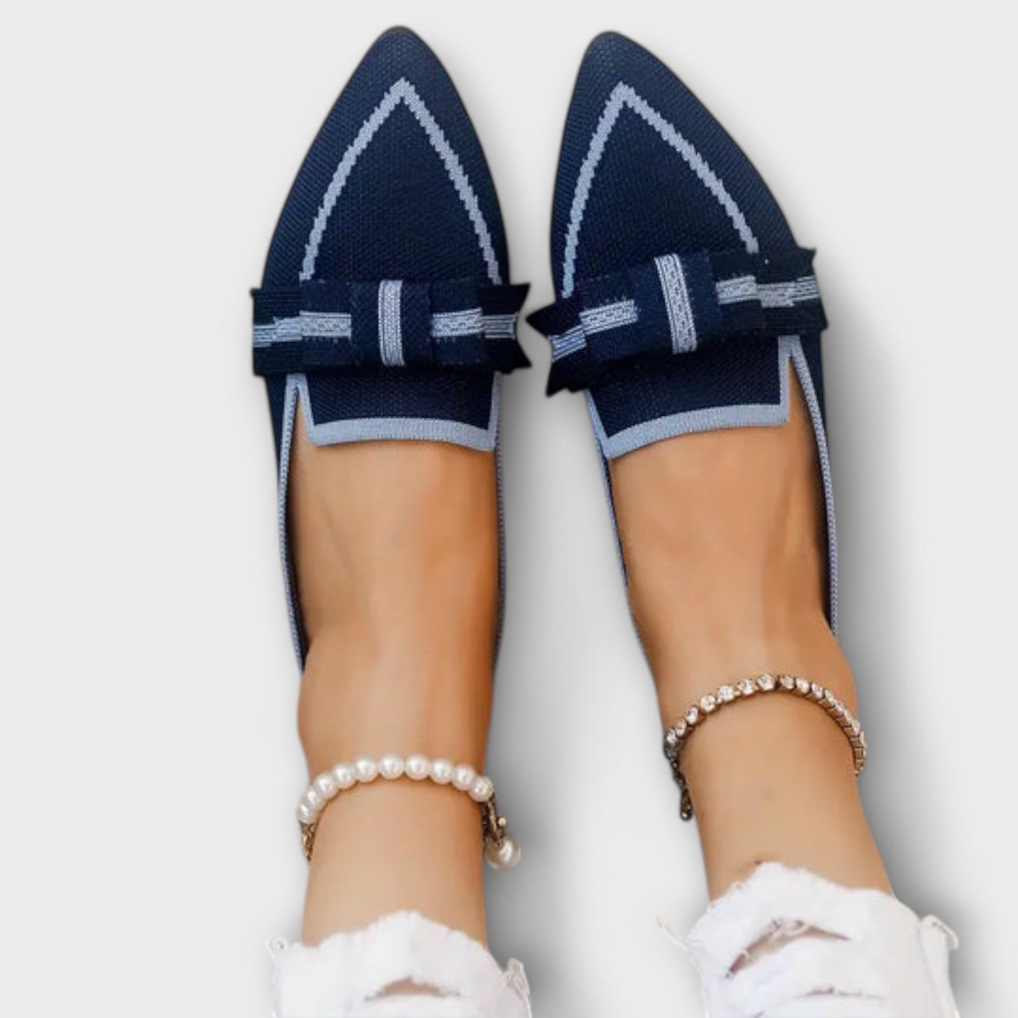 Freja | Eleganta geknotete Schuhe