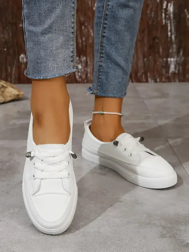 Francesca | Damen Flache Sneakers