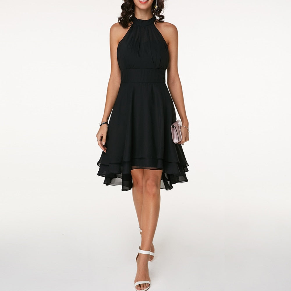 Luana | Rüschenkleid Damen Elegant