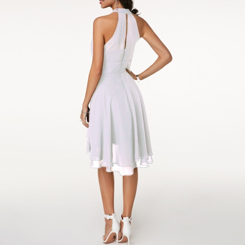 Luana | Rüschenkleid Damen Elegant