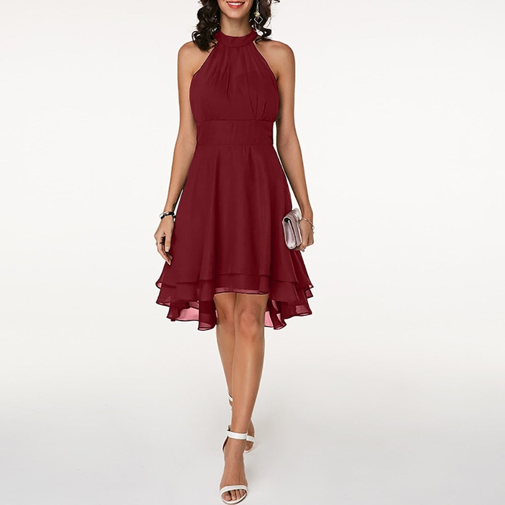 Luana | Rüschenkleid Damen Elegant