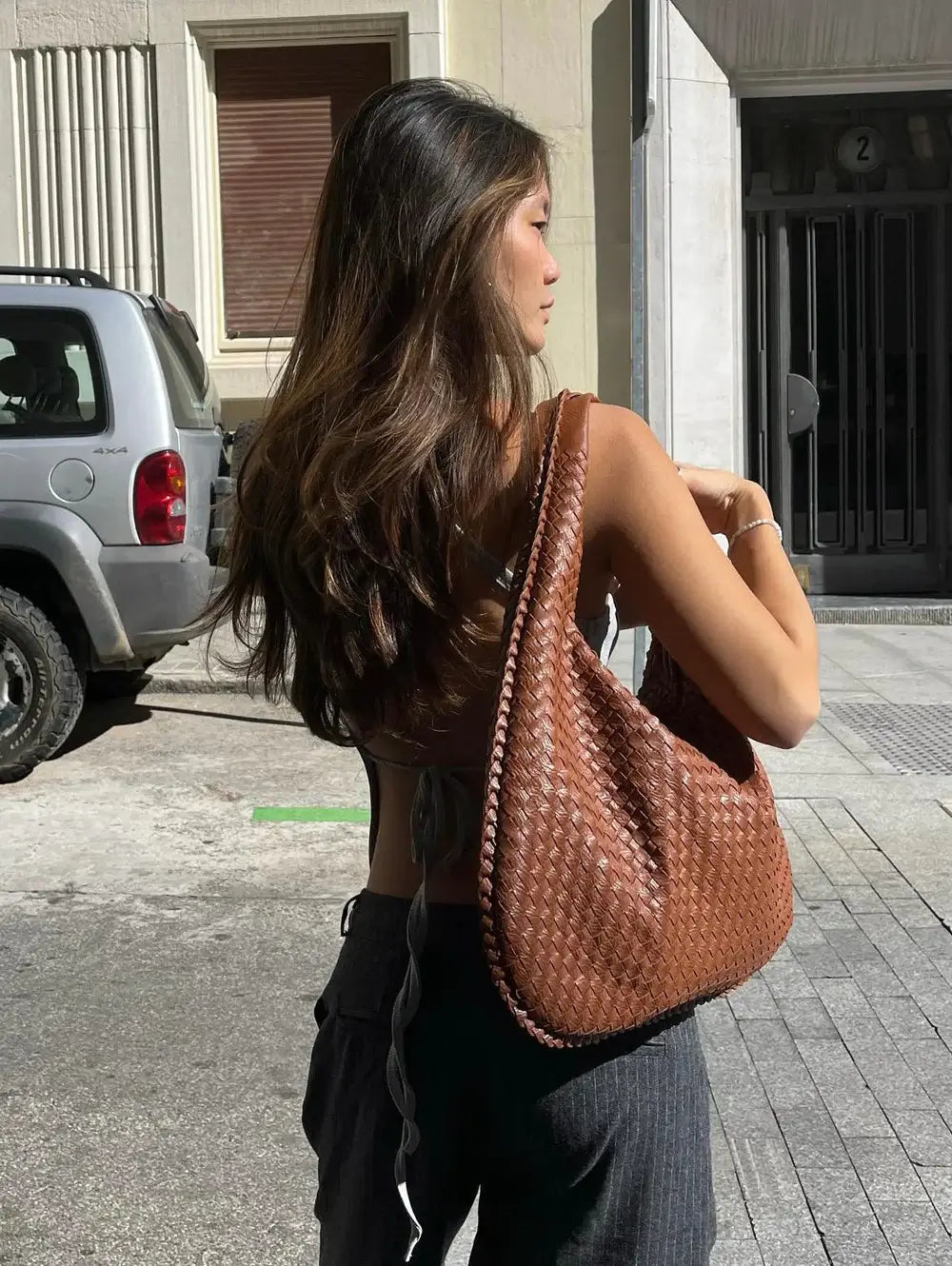 Jara | Elegante Basttasche Damen
