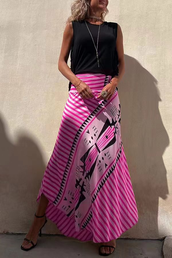 Zora | Satin Maxi Rock