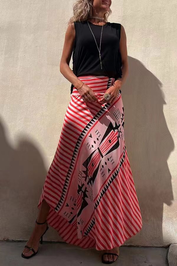 Zora | Satin Maxi Rock