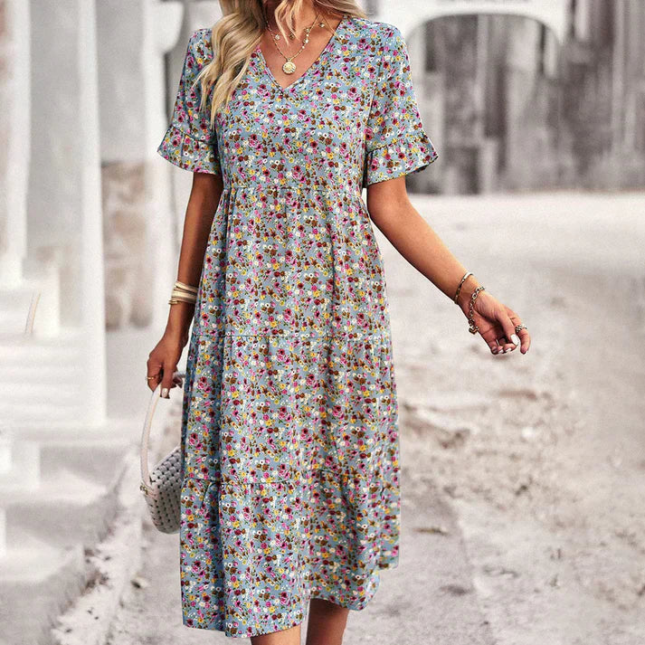 Daniela | Sommerkleid Damen Blumen