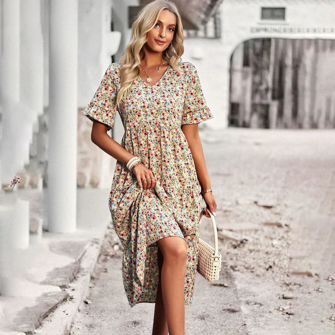 Daniela | Sommerkleid Damen Blumen