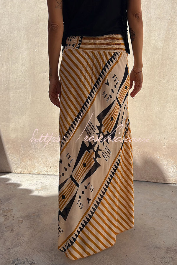Zora | Satin Maxi Rock