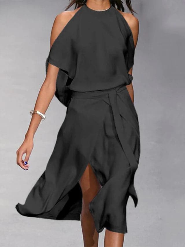 Lorena | Schulterfreies Damen Kleid