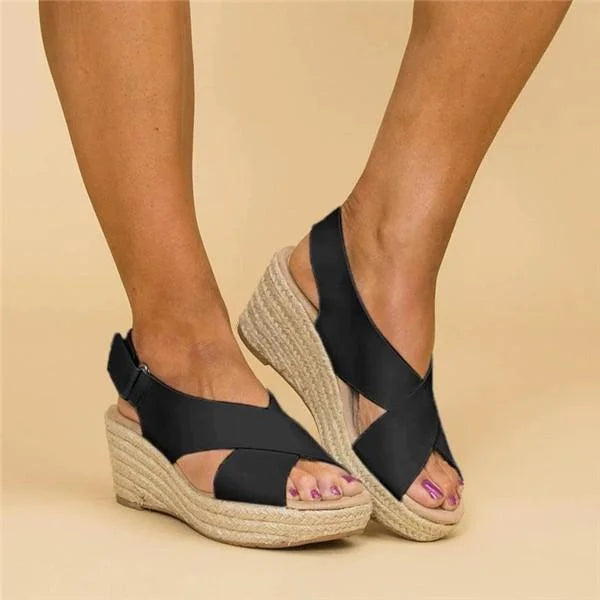 Isabelle | Damen Orthopädische Keilsandalen