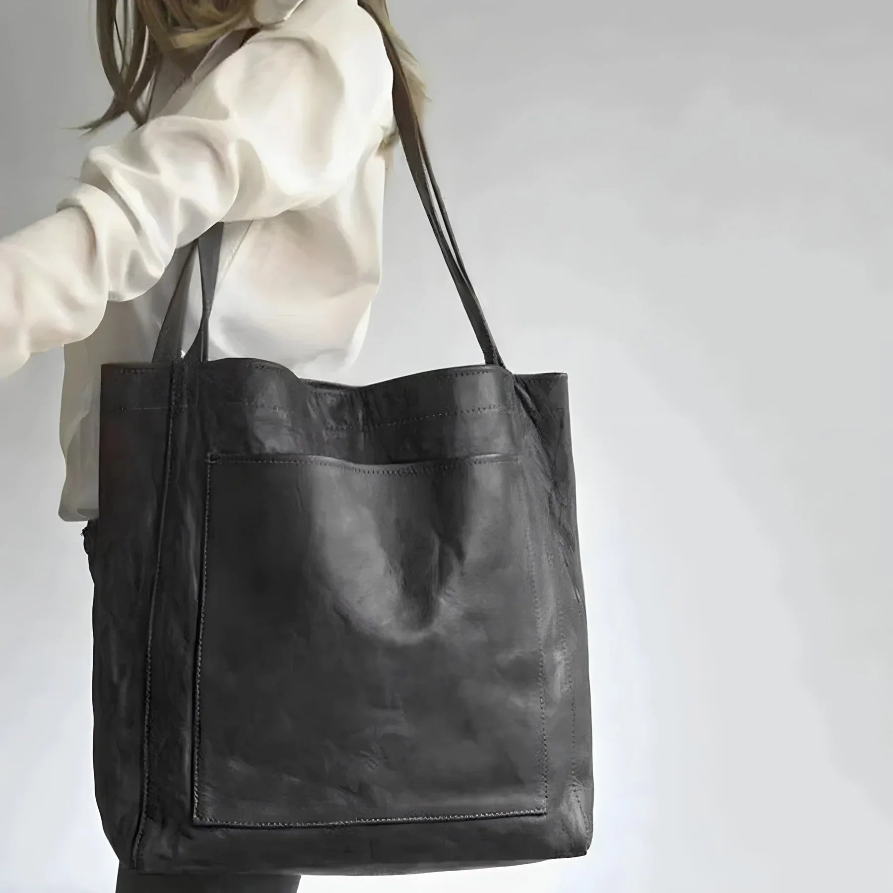 Julia | Klassische Vintage-Lederhandtasche