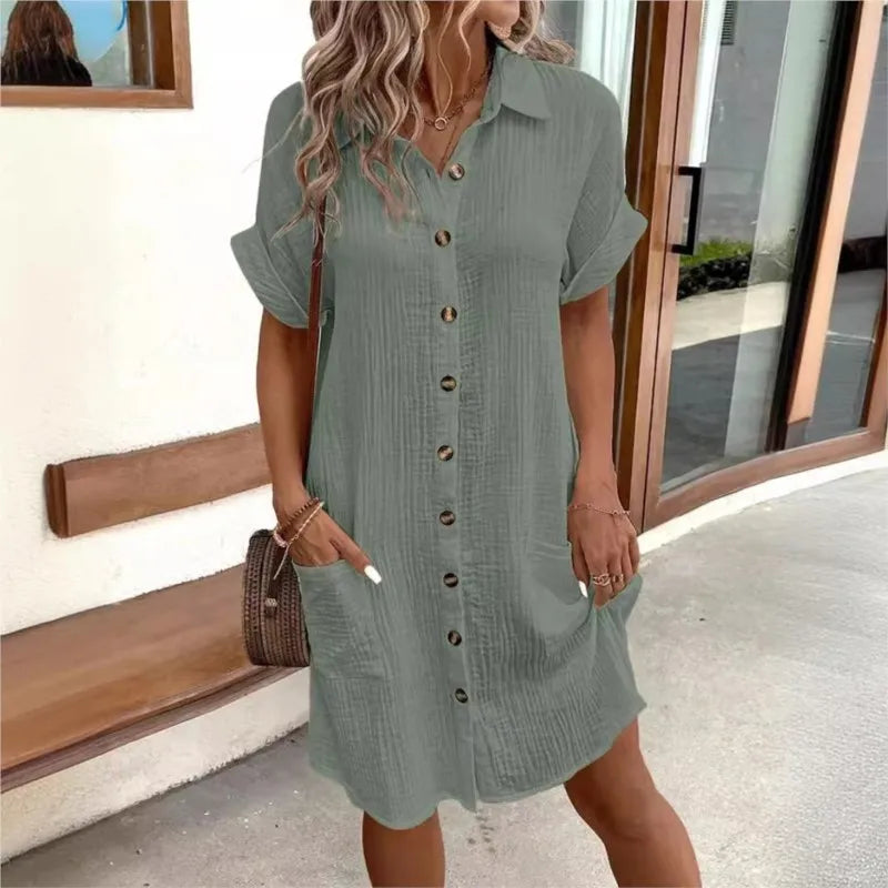Fenja | Sommerkleid Mit Kragen